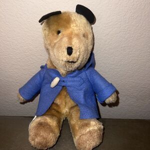 Vintage 1975 Paddington Bear Plush toy collectible soft eden toys stuffed animal